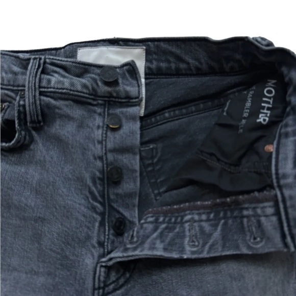 Mother Superior The Rambler Ankle Fray Straight Jeans Hitting The Pavement Sz 24 - Picture 8 of 11